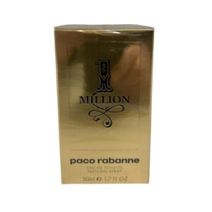 Paco Rabanne 1 million 50ml eau de toilette natural spray – new/sealed- genuine